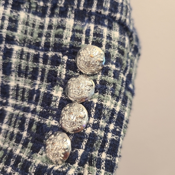 Veronica Beard Ada Cutaway Tweed Dicky Blazer - Picture 10 of 13